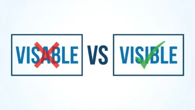 visible or visable