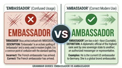 embassador vs ambassador