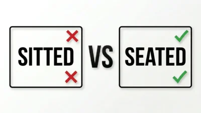 sitted vs seated