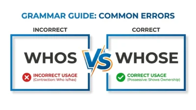 whos vs whose